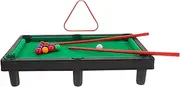 1Set Mini Pool Table Tabletop Billiard Game for Includes Mini Billiard Balls Sticks Tripod and Table Legs Desktop for Home and