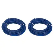 24AWG Gauge Stranded Hook-Up Wire PVC Tinned Copper Wire 30m/100ft Blue