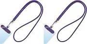 2pieces Phone Strap with Full Cases Durable Strap for Cell Phone for Neck Crossbody Lanyard for Lanyards Around
