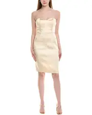 issue New York Satin Sheath Dress