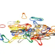 100Pcs Safety Pin Gourd Shape Metal Clips Marker Tag Gourd Pins Craft Knitting