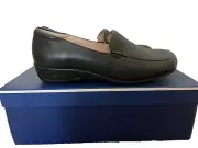 DIANA FERRARI SUPERSOFT PEARLEY LEATHER NAVY SHOES WOMENS SIZE 6