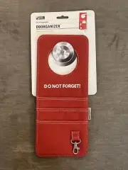 Doorknob Organizer Monkey Business The Unforgettable Doorganizer Red New
