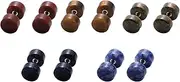 5 Pairs Unisex Marble Stone Screw Stud Earrings Set,Cupimatch Ear Piercing Plugs Faux Gauges Illusion Tunnel Earrings, stone, No Gemstone