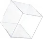 CATIEBYE Sturdy Acrylic Coffee Storage Box Acrylic Pod Holder Container Lid Tea Bag Decor