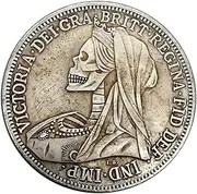 Skull Coin | 1900 Skull Collecting Coin - Silver Plated Brass Embossed Collection Satan Series Challenge Coin Generic