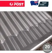 50m 250mm Wide Aluminium Gutter Guard KIT Includes Fittings For CORRO Metal Roof