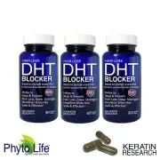 DHT BLOCKER x3 All Natural Ingredient Prevent Hair Loss Pure Saw Palmetto Oil