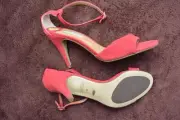 Quality NEW Tony Bianco SHOES Size 9 RED SUEDE LEATHER Hi Heel Adj.Strap RRP$139