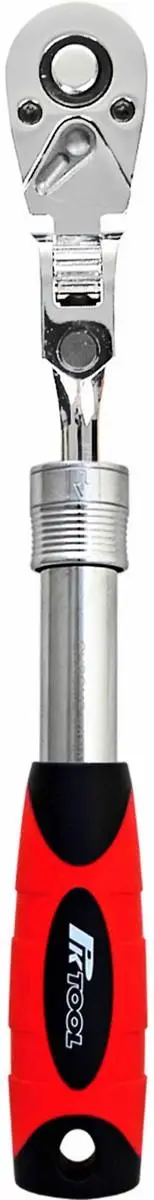 PKTool PT10865 - Flex Head Ratchet 1/2" Drive - 72t Extendable Handle 340-480mm