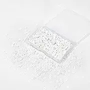 1000pcs 6mm Clay Beads with Box Package White Polymer Clay Beads for Bracelets Necklace Jewelry Making (White)