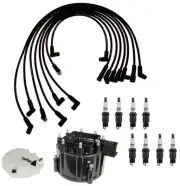 ACDelco Ignition Kit Distributor Rotor Cap Wire Spark Plugs For Camaro Firebird