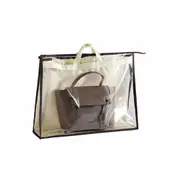 Handbag Storage Organizer Dust Cover Dustproof Waterproof Wardrobe Beige