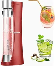 Sparkling Water Maker, Sparkling Water Machine with 2 1L Water Bottles and Removable, No Battery Required, Soda Maker, Soda Siphon, Fizzy Drink Machine for Restaurant, Kitchen, Bar