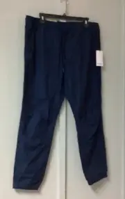 Goodfellow & Co Men's Size Large Tapered Leg Ankle Jogger Pants 4-Way Navy New