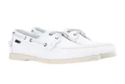 SEBAGO DOCKSIDES PORTLAND LOAFERS Shoes Flats White Leather 37 UK 4