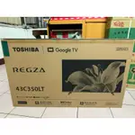 TOSHIBA 東芝 43型 4K IPS GOOGLE TV 液晶顯示器