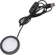 LED Ceiling Light, USB Ultra Thin LED Flush Mount Ceiling Light Fixture with 1.5m Cable, Round Flat Panel Light Under Cabinet Light for Bedroom, Kitchen, Dining Room