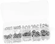 CHILDWEET Carbon Steel Pan Head Screws and Nuts Kit 320pcs Assortment for Machinery Construction Automotive