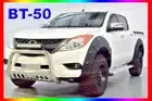 Wrinkle Black Fender Flares Wheel Arch 6pcs For Mazda BT-50 BT50 2012-2018