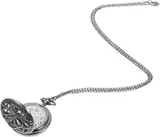 [LIFKOME] Pocket Watch for Women Gold Basic Digital Numerals Specs Star Shaped Rimless Sunglasses Rave Silver Chain Glasses Trendy Foster Diffuser Man Alloy Black