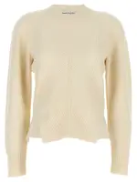 [Mcqueen] Mcqueen-Chevron Corset Maglioni Bianco-Donna S White