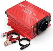 500W 12V 220V Dual USB Power Inverter DC 12V AC 230V Inverter Transformer with Cigarette Lighter Socket