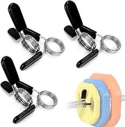 Lechengjia Pack of 6 Dumbbell Clamps 25/28/30 mm for Dumbbell and Barbell Bars Without Thread, Dumbbell, Dumbbell Bar, Dumbbell Clips for Dumbbells, Dumbbell Attachment, Barbell Clasps
