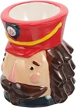 Alipis Ceramic Egg Holder Adorable Cartoon Design for Easter Stable Breakfast Egg Tray Easy to Use for Preventing Tabletop