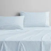 Sheridan Bretton Sheet Set in Chambray Size: King Cotton