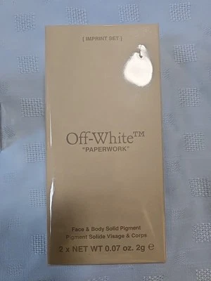Off-White PAPERWORK Imprint SET Crayon Stick 2-Piece LUCID & MAZE 2g