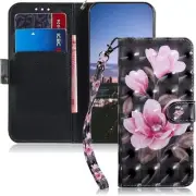 Case for iPhone 16 Pro Case Wallet with Card Slots Kickstand Wrist Strap