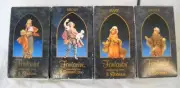 Lot of (4) Fontanini 5" Figures Melchior - Micah - Mary & Gaspar - Depose Italy
