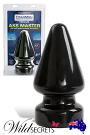 NEW Doc Johnson XL Glossy 9 inch Butt Plug, Sex Toy, Wild Secrets