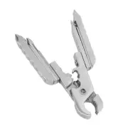 15 In 1 Mini Keychain Multi Tool EDC Knife Multifunction Folding Tool Plier BD