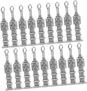 [BELLIFFY] Unique Architecture Pendant Metal Necklace Charms for Women Vintage Diy Jewelry Accessories