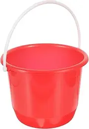ULTECHNOVO Plastic Buckets with Grip Handle, Plastic Cleaning Pail, Heavy Duty Bucket Home Floor Mopping, Bath, Car Wash, Bowls for Camping, Fishing
