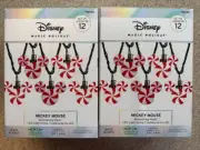 2 boxes Disney Magic Holiday Mickey Mouse Shimmering Magic Set of 12 LED Lights