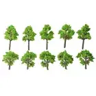 10* Trees Model Train Railroad Wargame Diorama Scenery Landscape HO/OO Scale 4CM