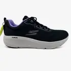 Skechers Go Run Elevate Corral Black Lavender Womens Athletic Sneaker