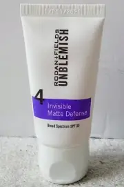 Rodan Fields UnBlemish Invisible Matte Defense SPF 30 Broad Spect (09/21) Sealed