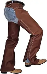 Weaver LeatherShotgun Full Grain Leather Work Chaps