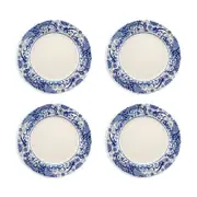 Spode Blue Italian Brocato Dinner Plate, Set of 4