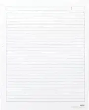 STAPLES? Arc Notebook Filler Paper, Letter-Size, Narrow-Ruled, White, 8 1/2" x 11", 50 Sheets