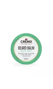 Cremo Styling Beard Balm, Wild Mint Beard Balm Nourishes Shapes and Styles 4.Oz