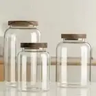 Multi-Purpose Glass Sealed Jar Food Grain Container Kitchen Accessories