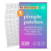 330ct Pimple Patches for Face with Salicylic Acid, Tea Tree Oil & Calendula Oil