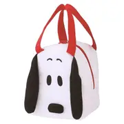 SKATER Snoopy 手提造型便當袋 史努比 大臉 AT37463