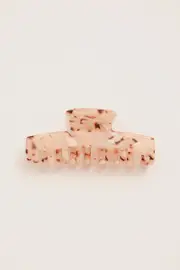 Brown Pearl Look Claw Clip