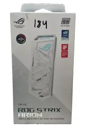 ASUS Rog Strix Arion EDS-S1C USB 3.2 Gen 2 Type C M.2 NVME SSD Enclosure White